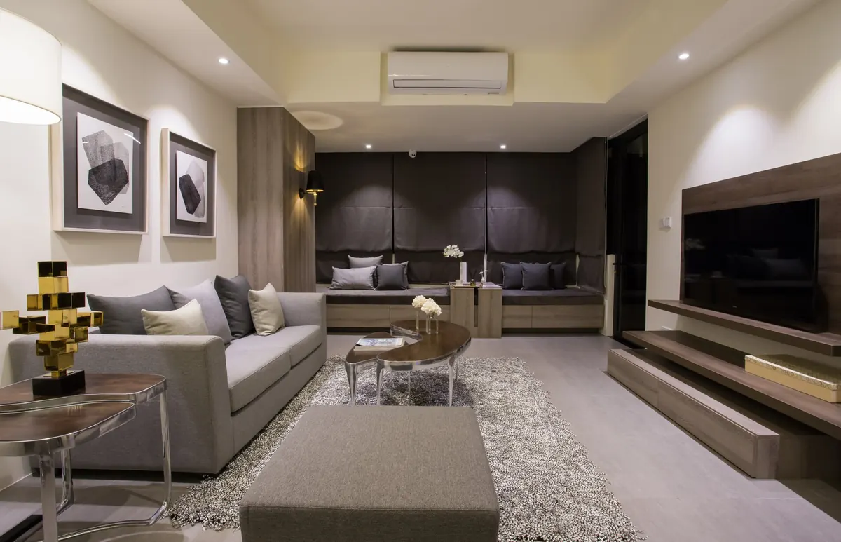 CEO Center Phnom Penh residence living room apartment show unit